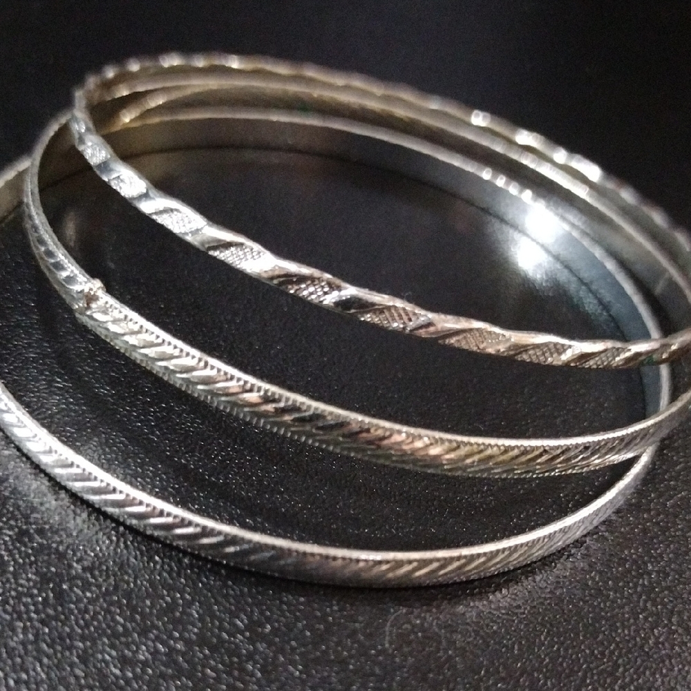 3 Bracelets - Fashion Jewelry - Vintage